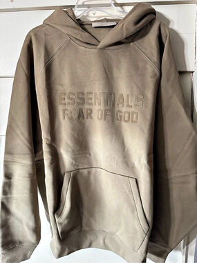 Essentials Fear of God Essentials Hoodie Pullover Hoodie in Brown XL NWT